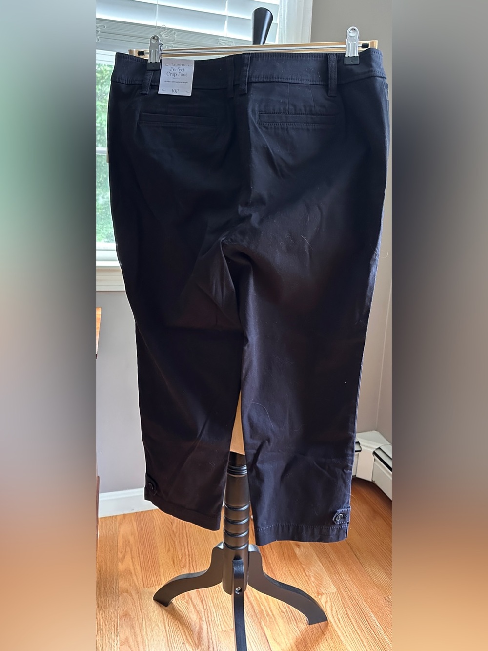 Talbots Black Perfect Crop Pants